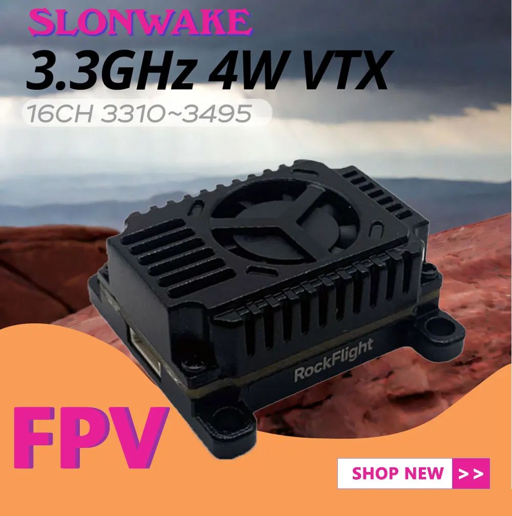SLONWAKE FPV 3.3G 16CH 4000mW  - Drone Rc Controller And Receiver ulasan dan harga