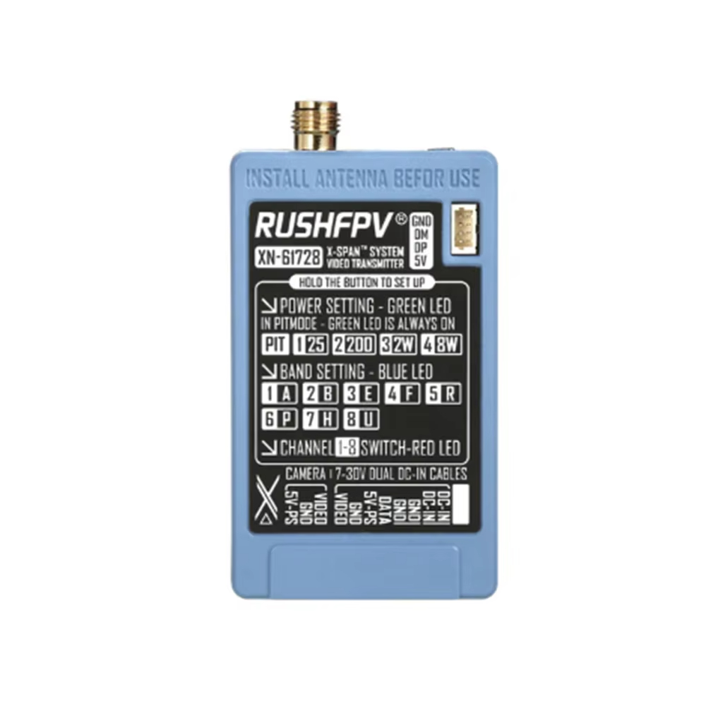 RUSHFPV 6.1‑7.2G 8W X61728 VTX - Drone Rc Controller And Receiver ulasan dan harga