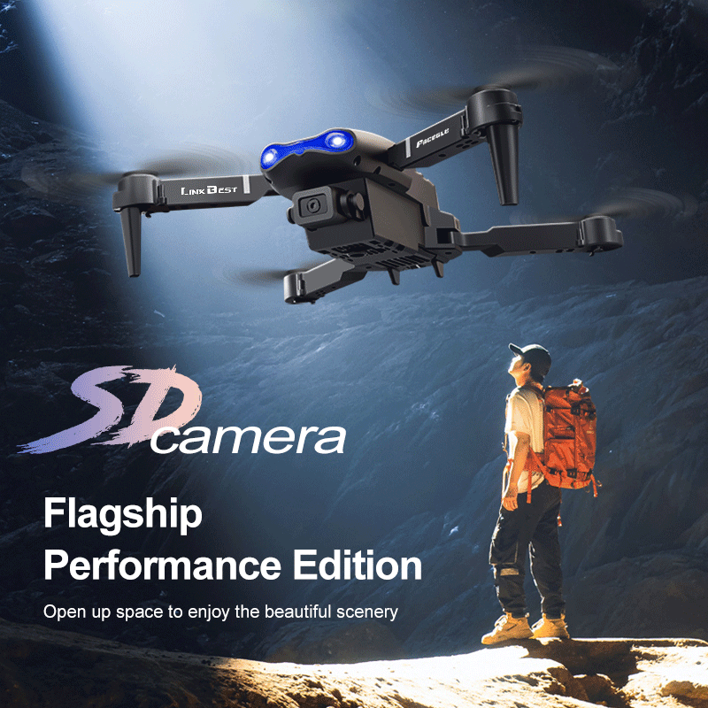E99 Pro Mini RC Drone FACEGLE  - Drone Rc E99 ulasan dan harga
