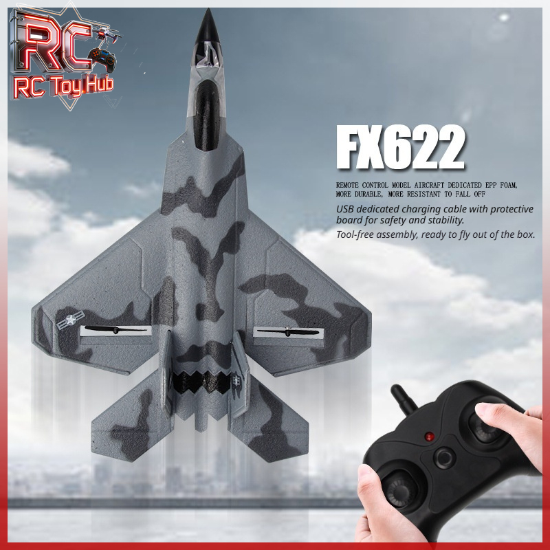 Fx622 RC Fighter Jet Foam Glid - Drone Rc Fighter Jet ulasan dan harga
