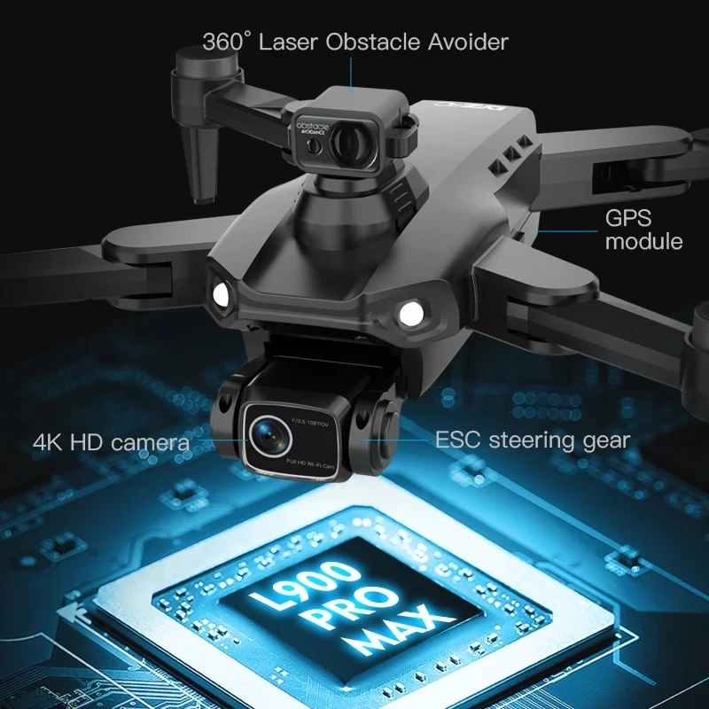 L900 Pro MAX GPS Drone 4K Prof - Drone Rc Gps ulasan dan harga