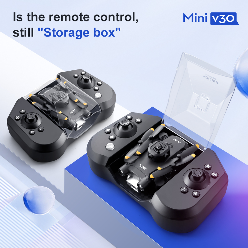 Mini V30 WiFi FPV Drone With 4 - Drone Pro Rc Ufo ulasan dan harga