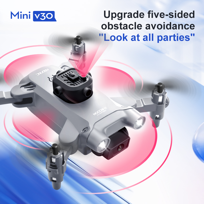 Mini V30 WiFi FPV Drone With 4 - Drone Pro Rc Ufo ulasan dan harga