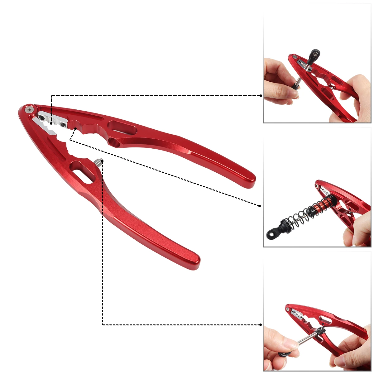 1Pcs Aluminum Pliers Ball Join - Drone Rc Holder ulasan dan harga