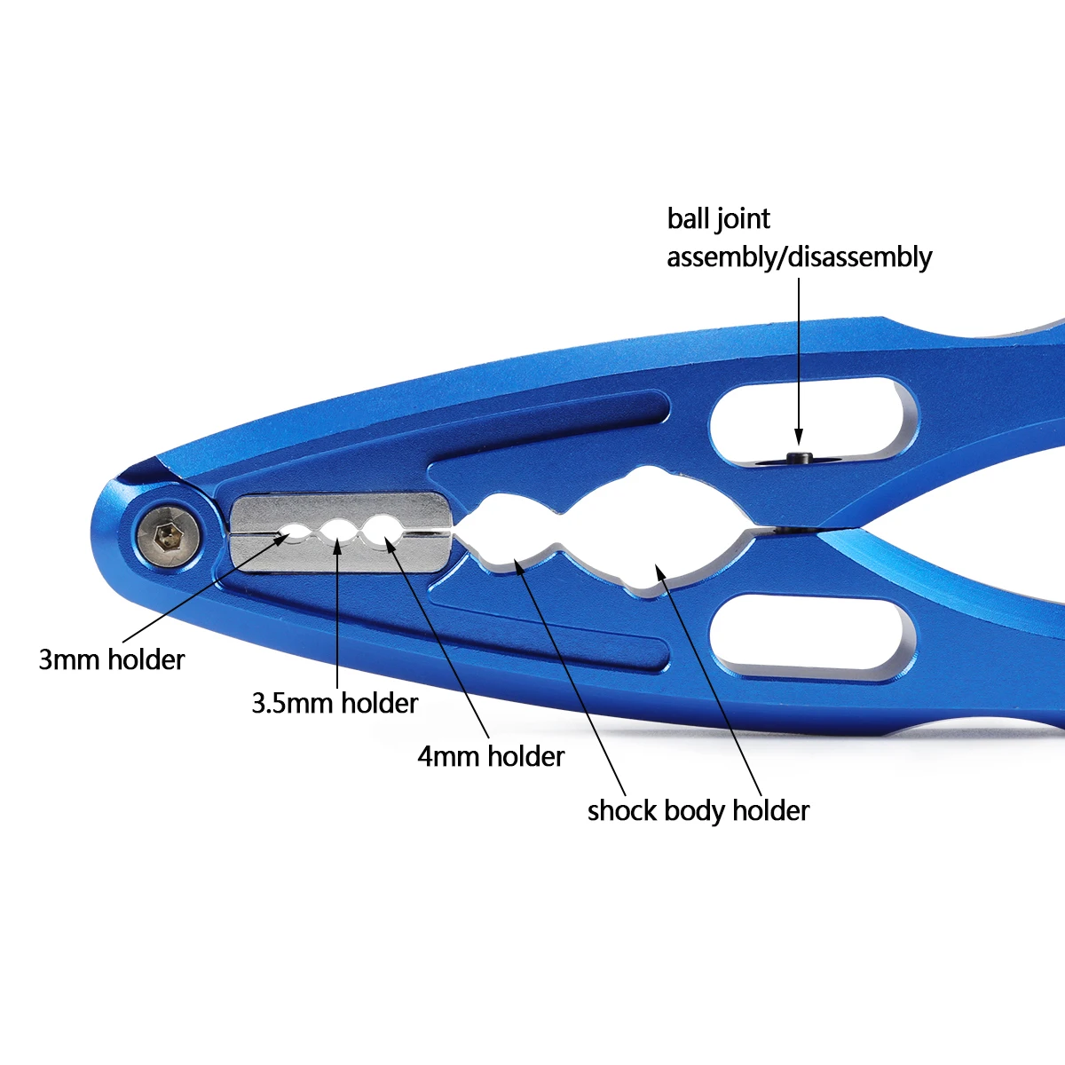 1Pcs Aluminum Pliers Ball Join - Drone Rc Holder ulasan dan harga