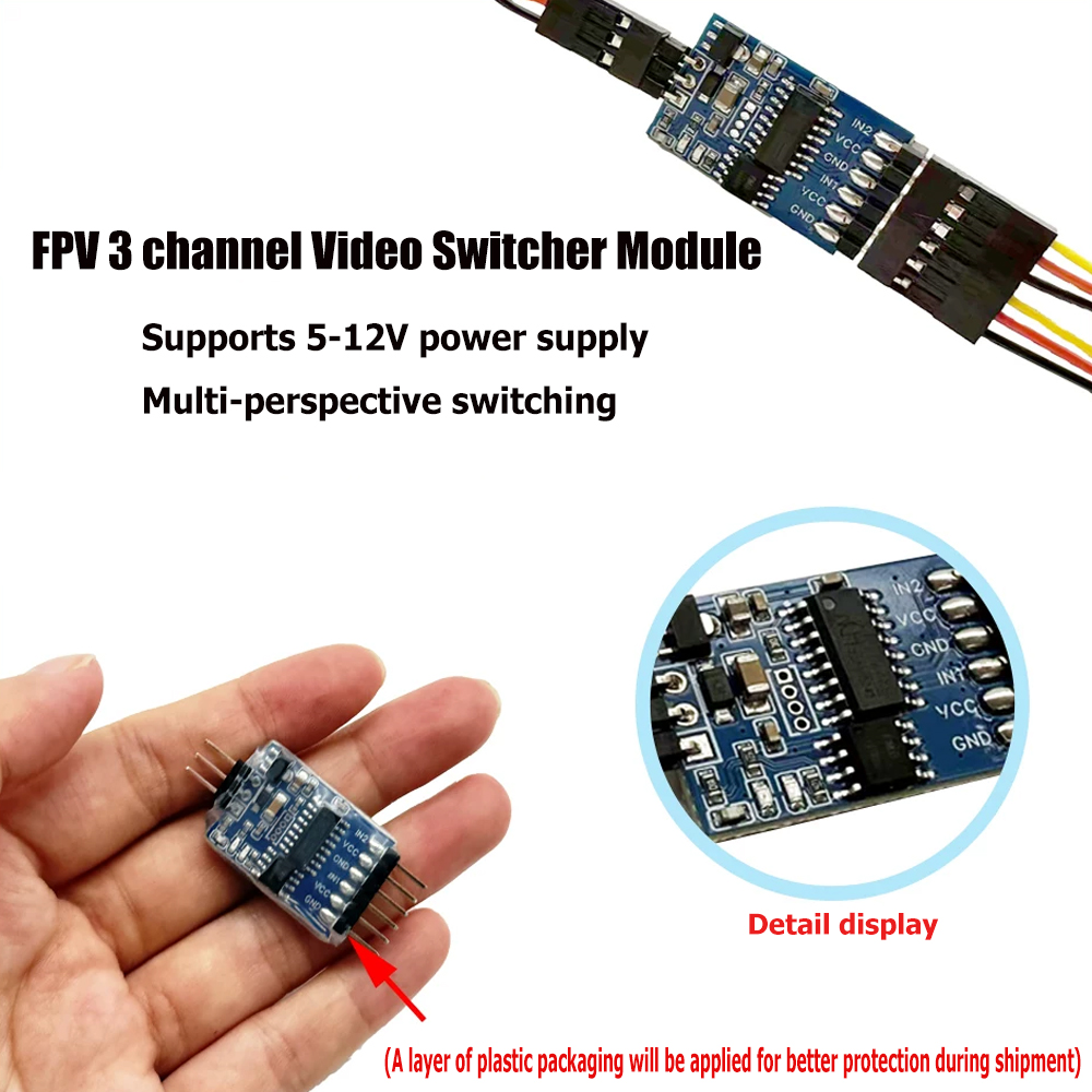 5.8G 3 Channel Video Switcher  - Drone Rc With Camera ulasan dan harga