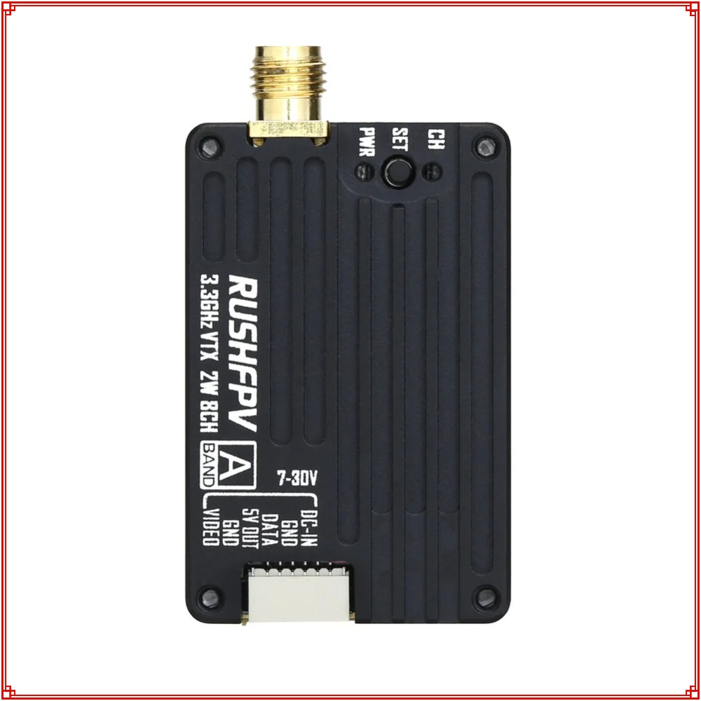 2026 New RUSHFPV 3.3G 2W VTX T - Drone Rc Controller And Receiver ulasan dan harga
