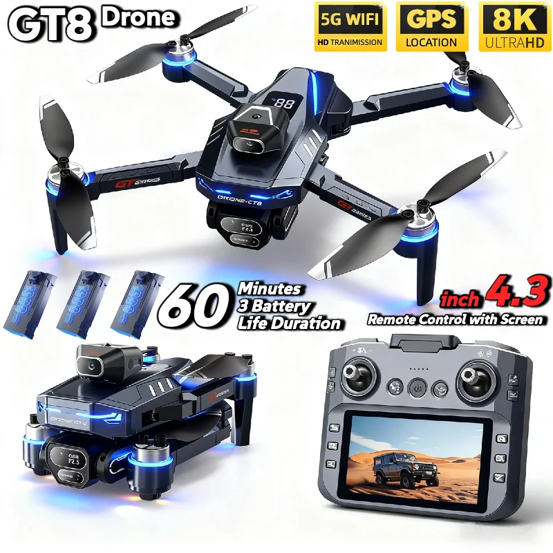 HOT For LSRC GT8 Drone 4K Prof - Drone Rc Holder ulasan dan harga