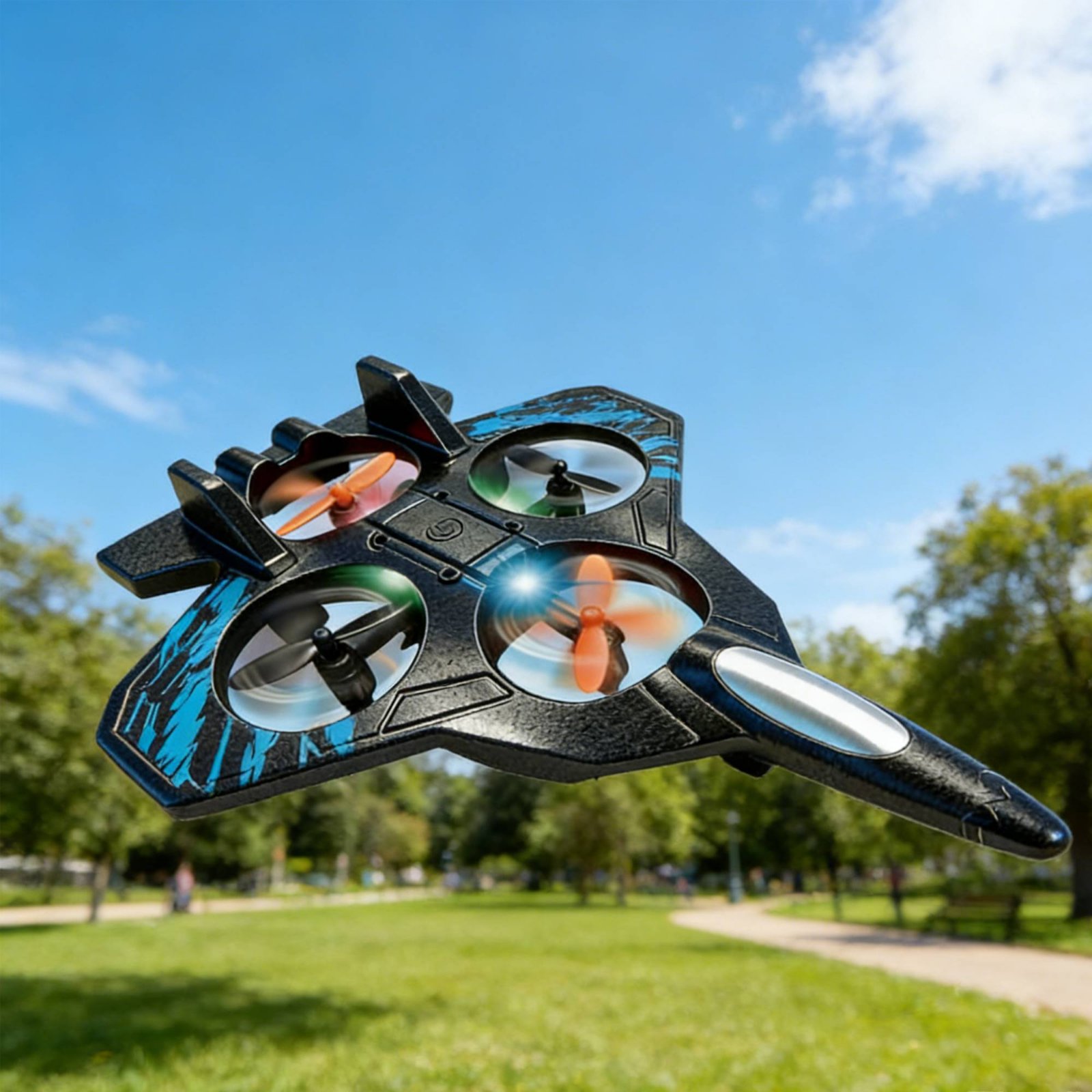 Acrobatic Drone Drop Resistant - Drone Rc Fighter Jet ulasan dan harga