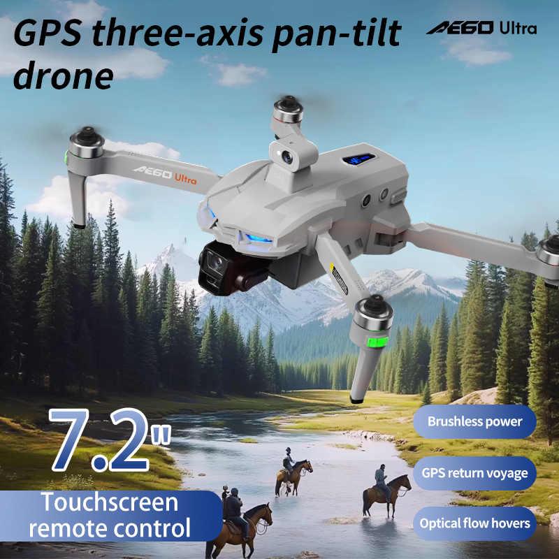 2025 AE60 URTLA GPS Drone 8K C - Drone Rc Holder ulasan dan harga