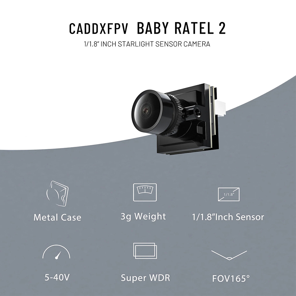 CADDX Micro FPV Camera Ratel 2 - Drone Rc With Camera ulasan dan harga