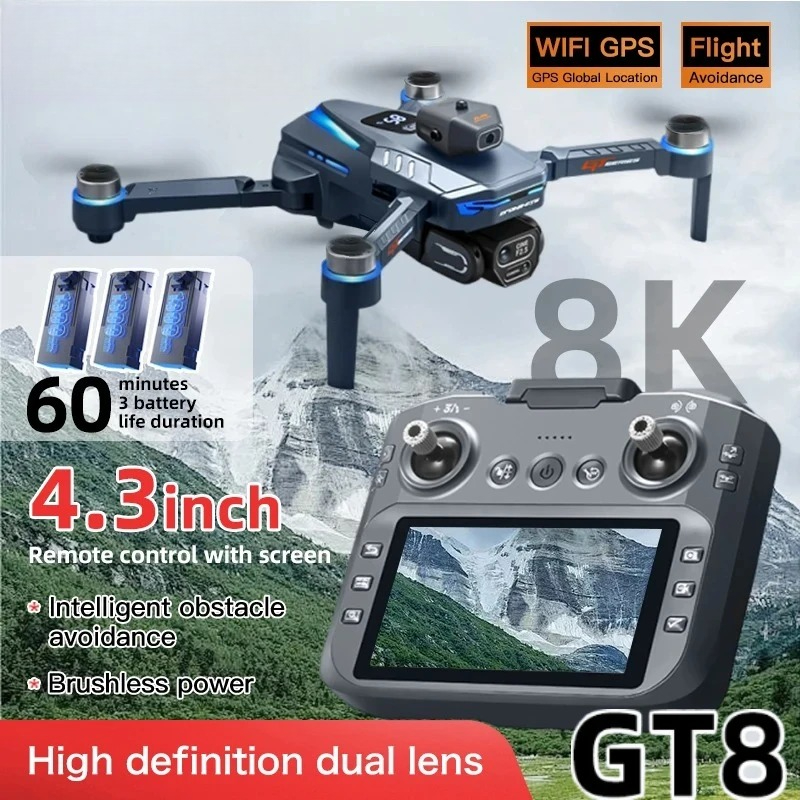 Original GT8 Drone 8K Professi - Drone Rc Harness ulasan dan harga