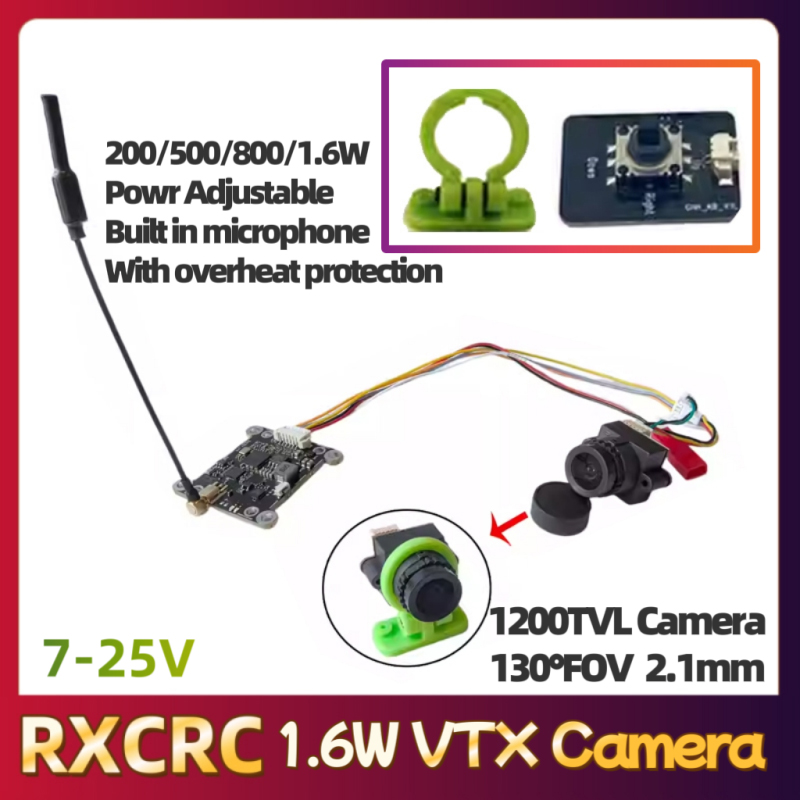 RXCRC 5.8G Module 48CH 1.6W VT - Drone Rc Controller And Receiver ulasan dan harga