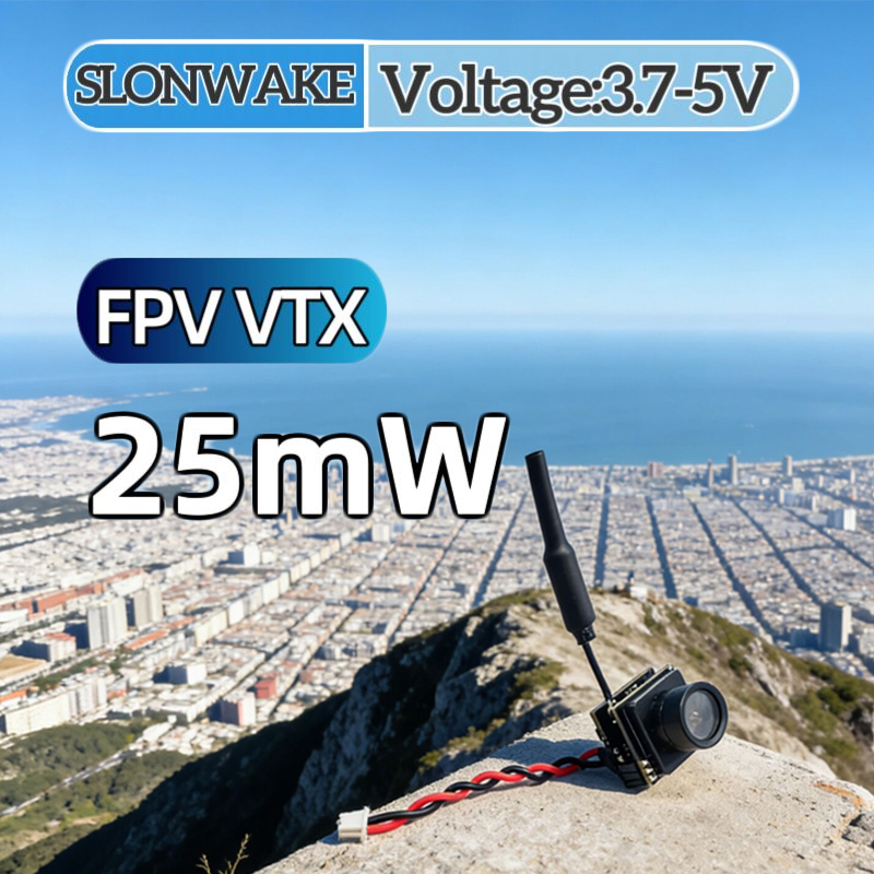 SLONWAKE FPV 25mW power simula - Drone Rc Controller And Receiver ulasan dan harga