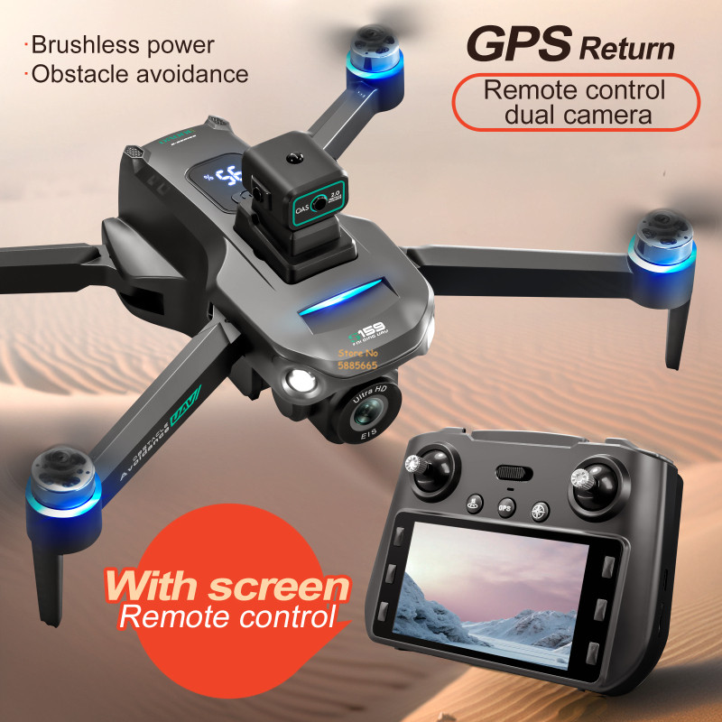 8K Dual Camera 5G WIFI FPV Rem - Drone Rc Harness ulasan dan harga