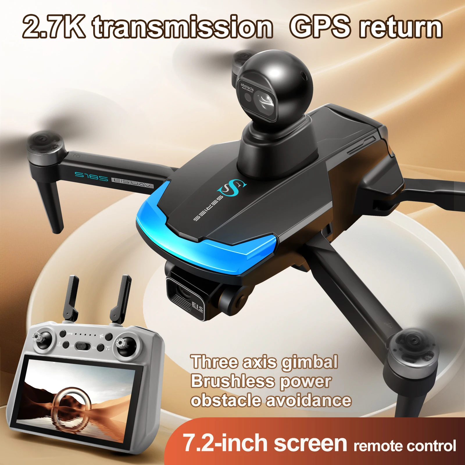 S185 Professional Drone 2.7K H - Drone Rc Harness ulasan dan harga