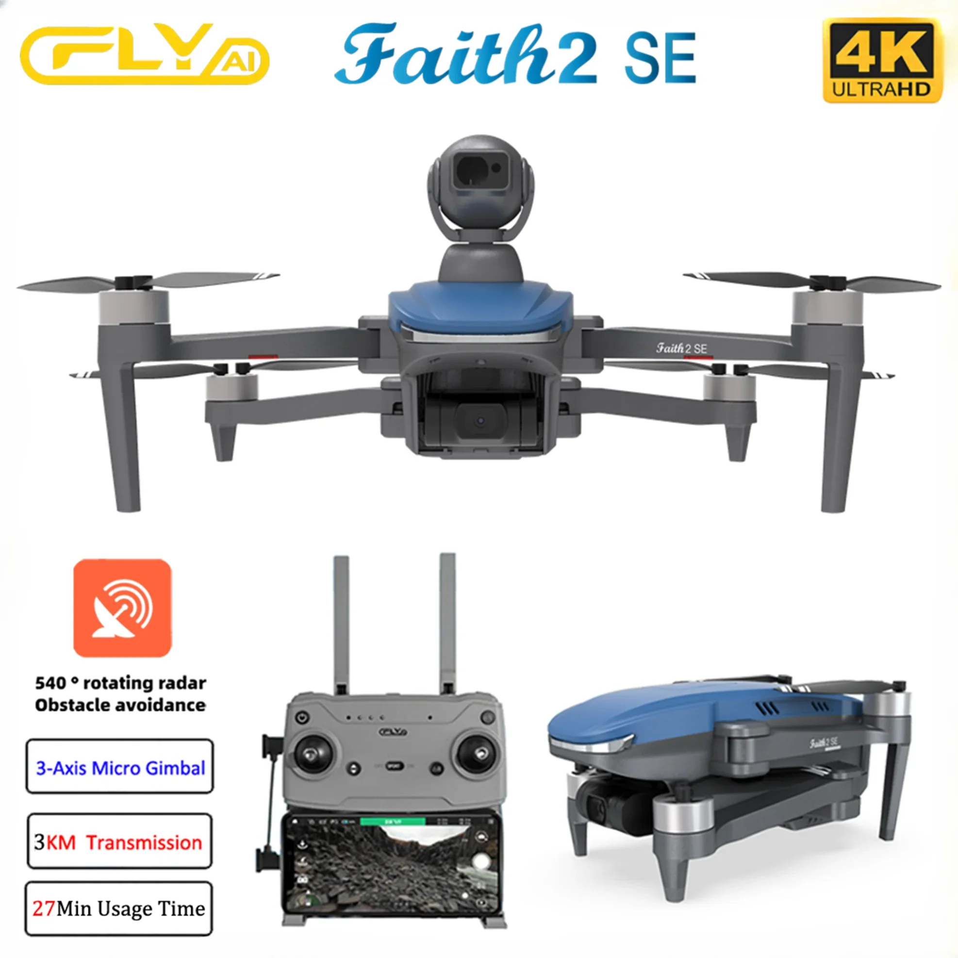 Faith 2 SE With 540° Obstacle  - Drone F22 Rc ulasan dan harga