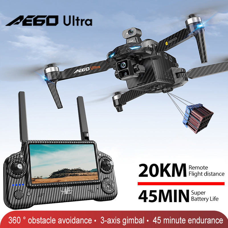AE60 GPS Drone Professional 8K - Drone Rc Gps ulasan dan harga