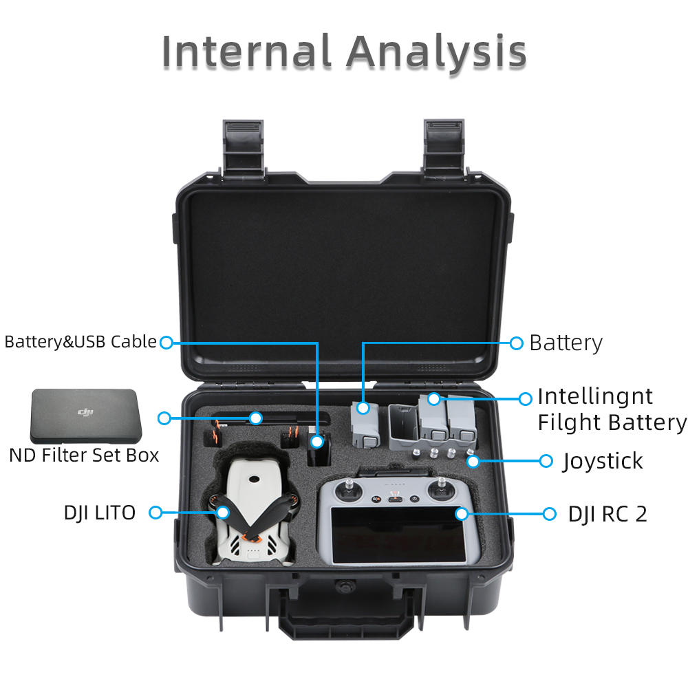 For DJI LITO 1 X1 Drone Hard S - Drone Rc Cover ulasan dan harga