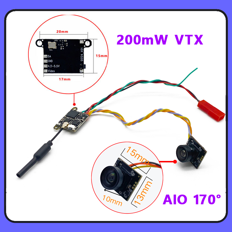 SLONWAKE 5.8G 1200TVL FPV Came - Drone Rc Controller And Receiver ulasan dan harga