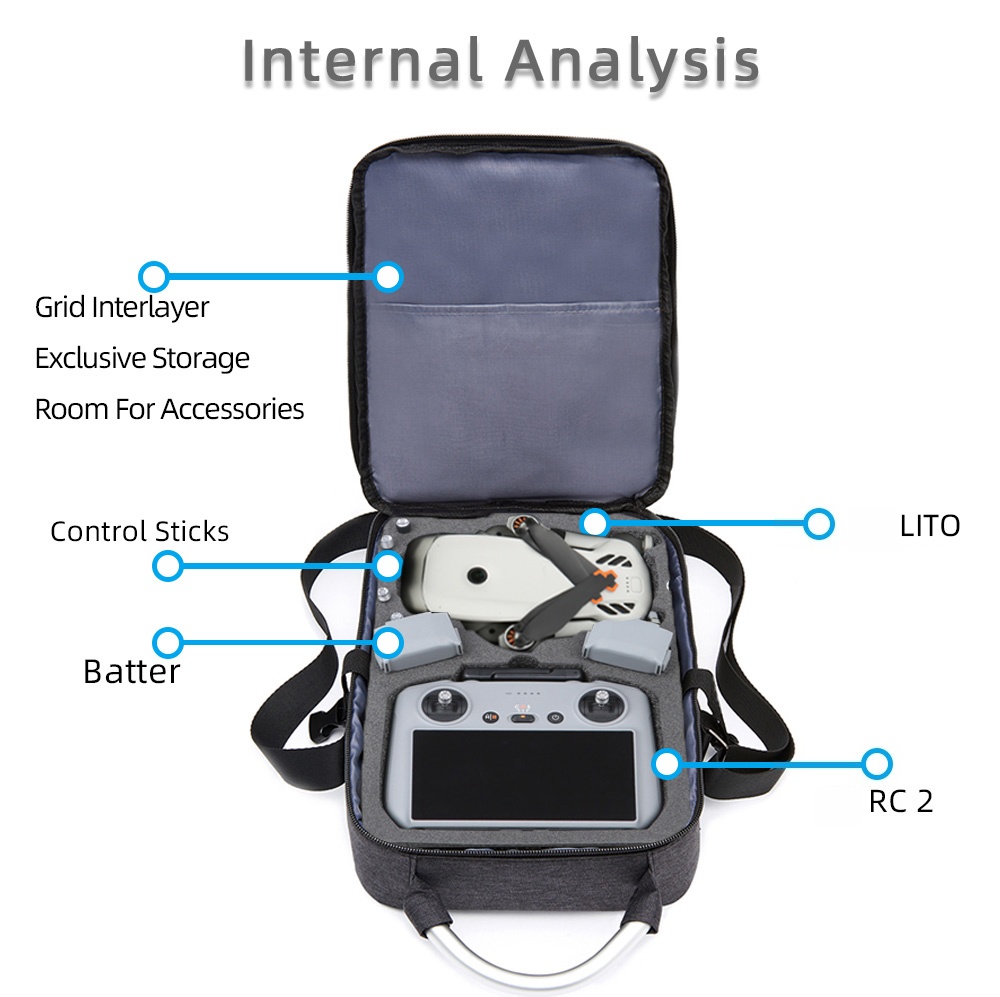 For DJI Lito X1 Organizer Bag  - Drone X1 Rc ulasan dan harga