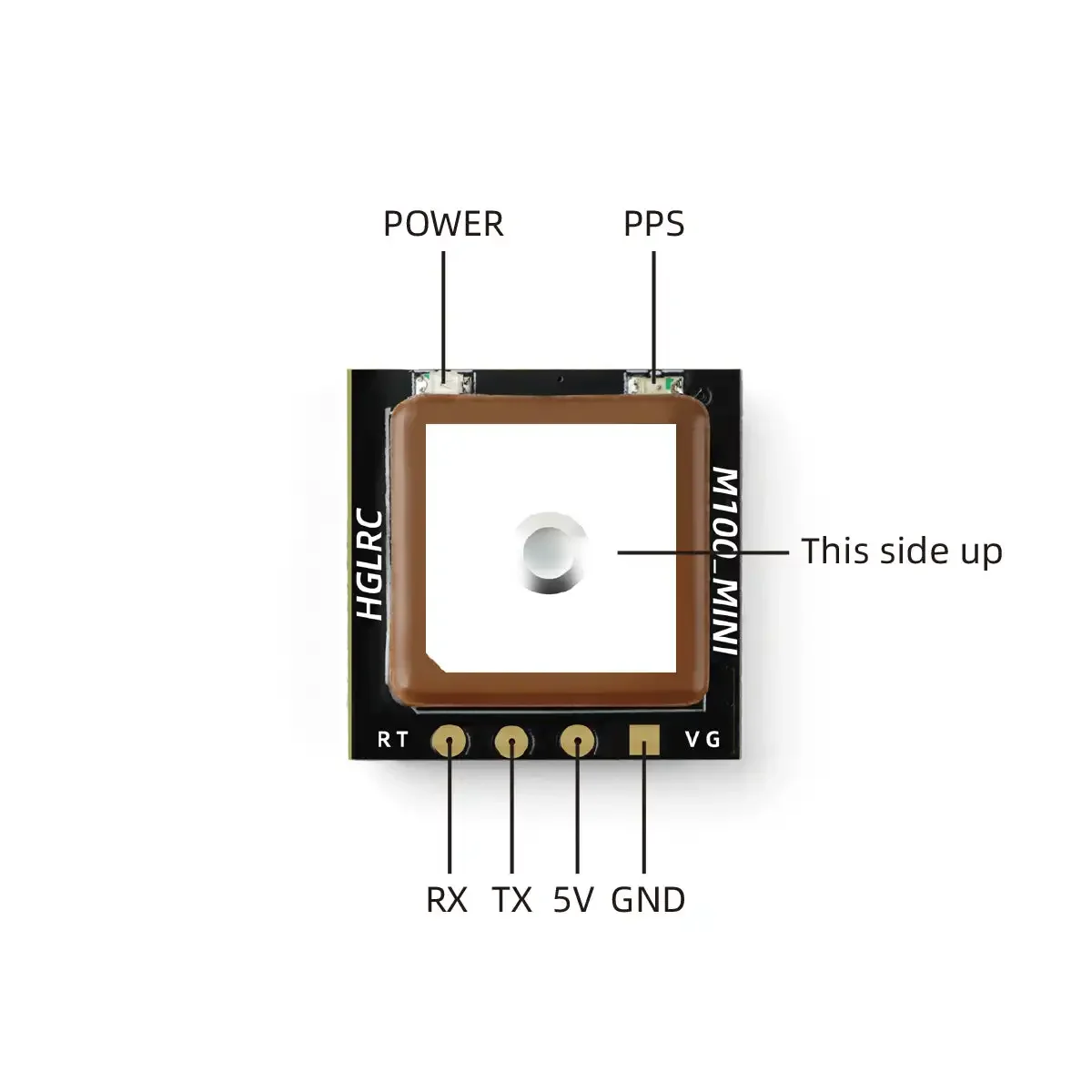 HGLRC M100 Mini GPS Module M10 - Drone Rc Gps ulasan dan harga