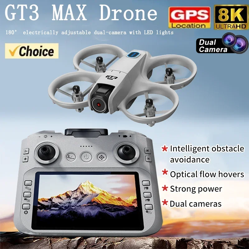 2026 NEW GT3 Mini With LED Fol - Drone Pro Rc Ufo ulasan dan harga