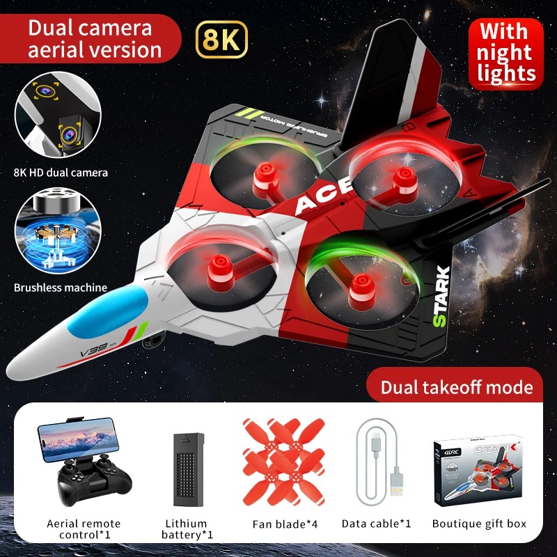 RC Plane Aero Jet Dron Remote  - Drone Rc Fighter Jet ulasan dan harga